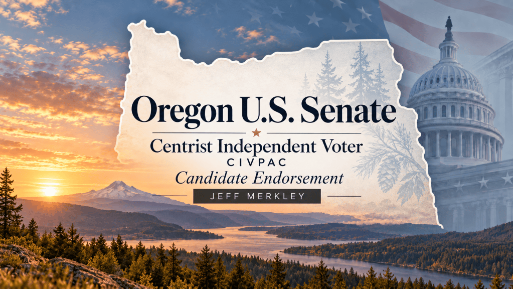 CIVPAC completes review of every 2026 U.S. Senate race with Oregon endorsement of Jeff Merkley